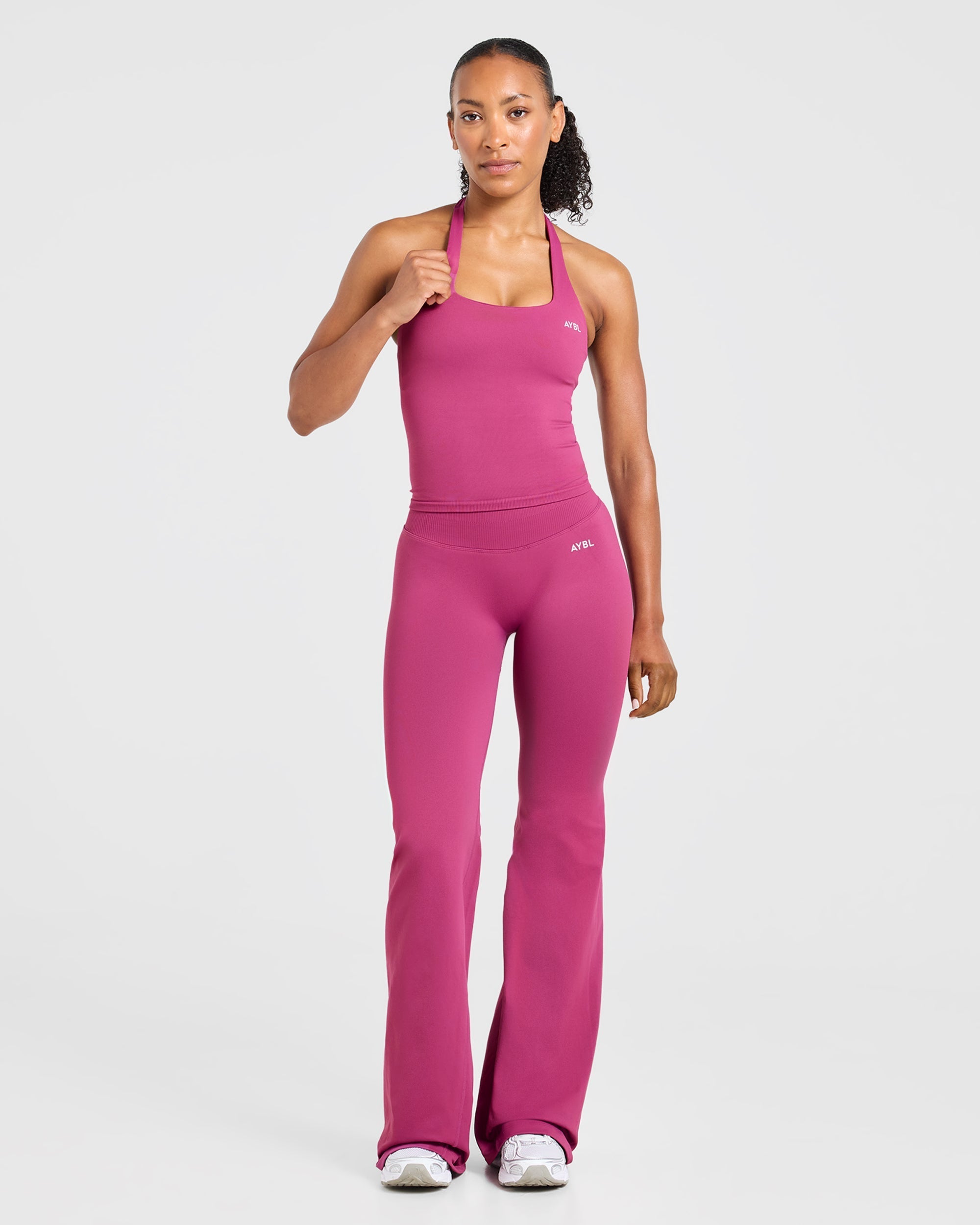 Enhance Seamless Flared Leggings - Dusky Roze