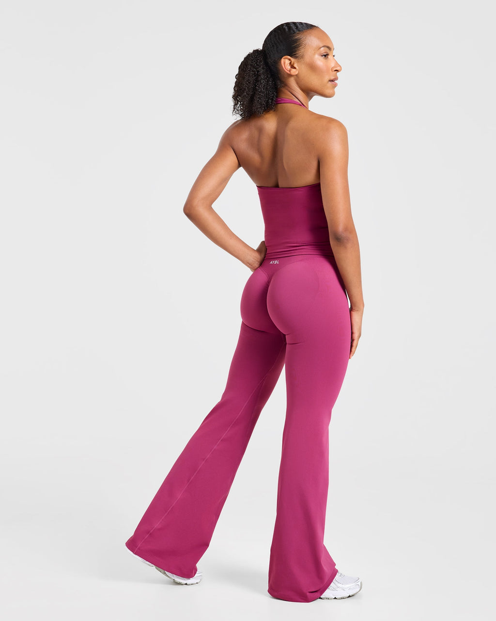Enhance Seamless Flared Leggings - Dusky Roze