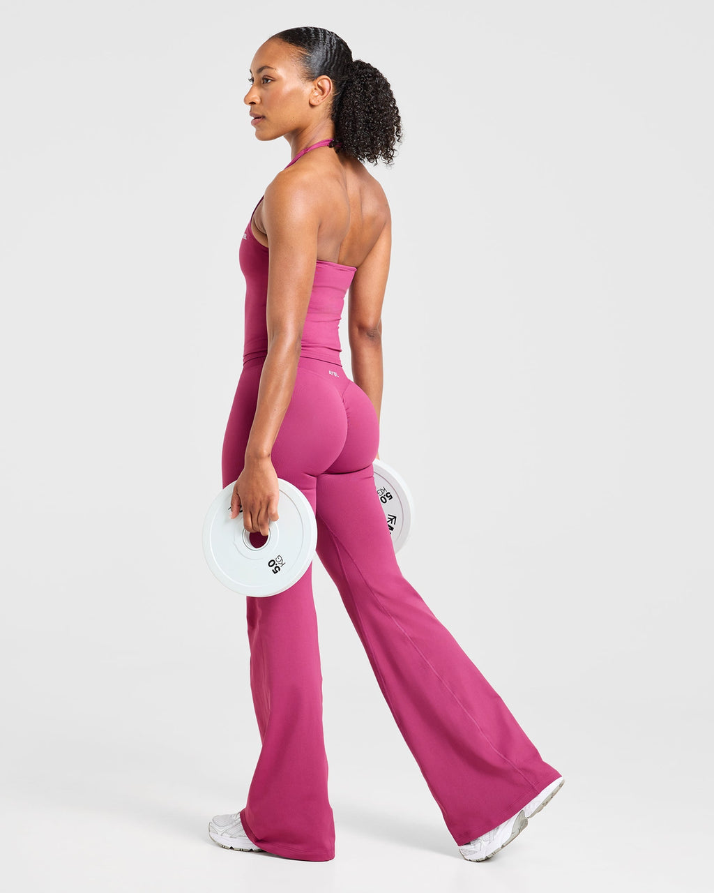 Enhance Seamless Flared Leggings - Dusky Roze
