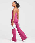 Enhance Seamless Flared Leggings - Dusky Roze