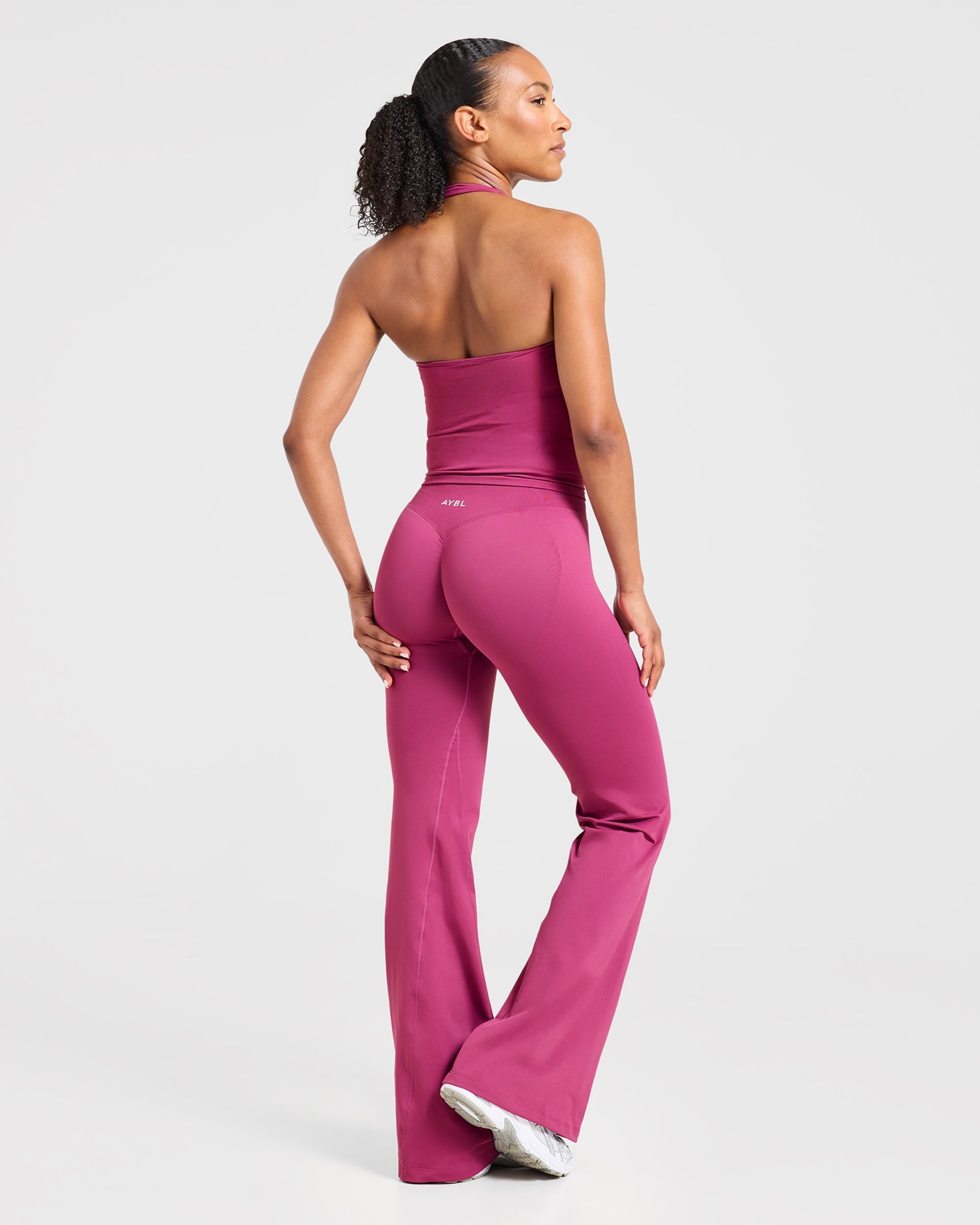 Enhance Seamless Flared Leggings - Dusky Roze