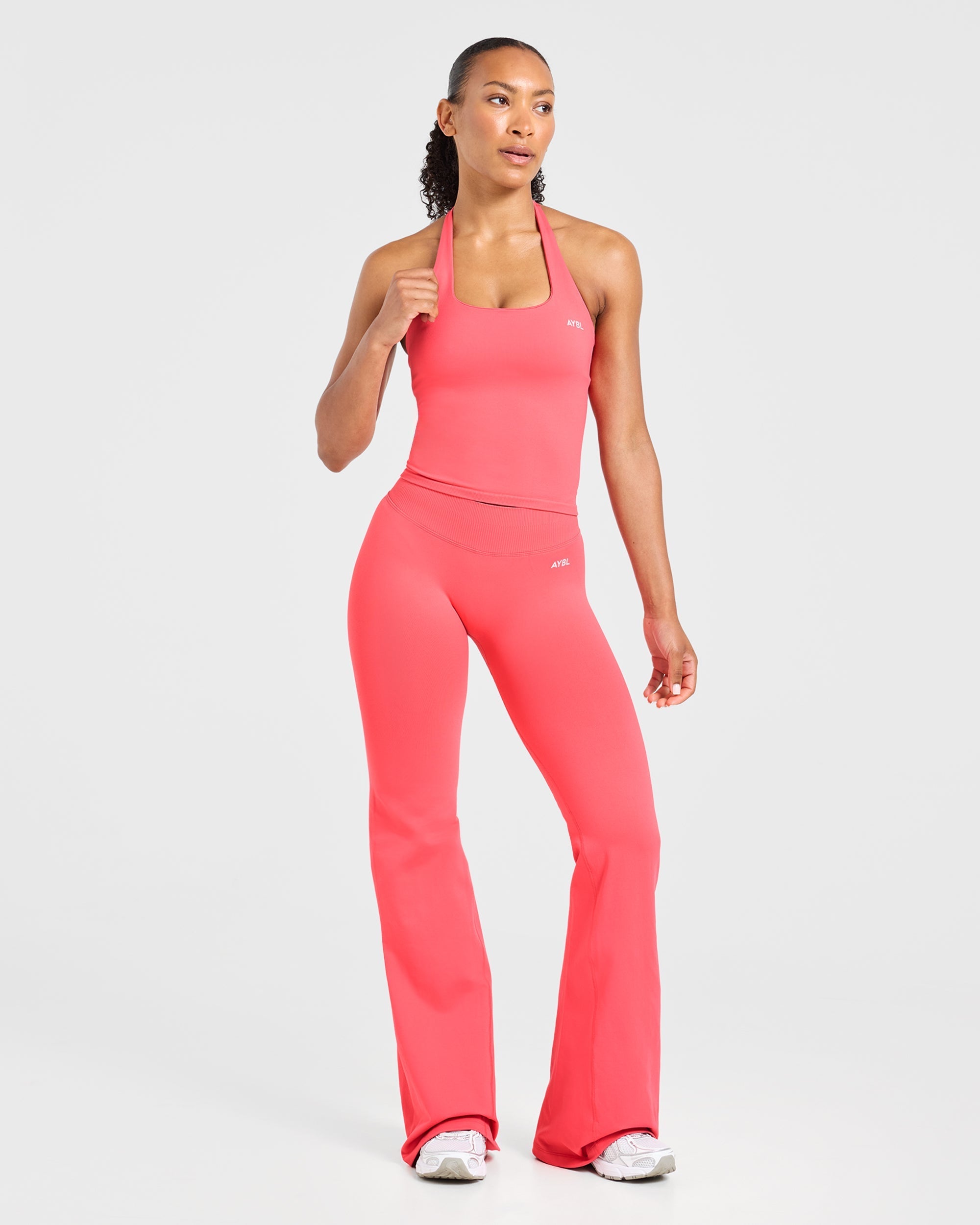 Enhance Seamless Flared Leggings - Summer Coral