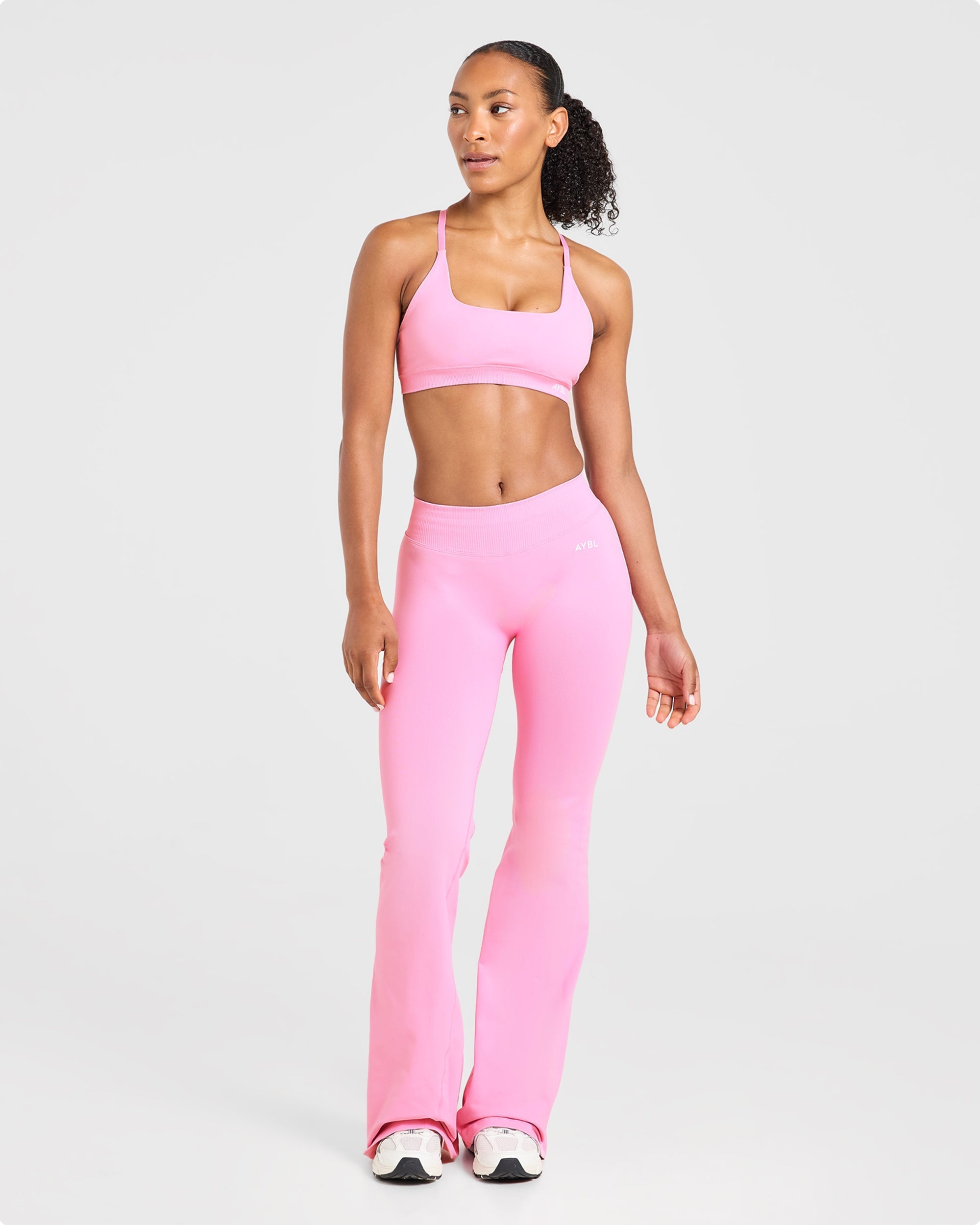 Enhance Seamless Flared Leggings - Sugar Roze