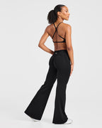 Adapt Seamless Flared Leggings - Zwart