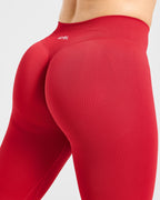 Enhance Seamless Flared Leggings - Rood