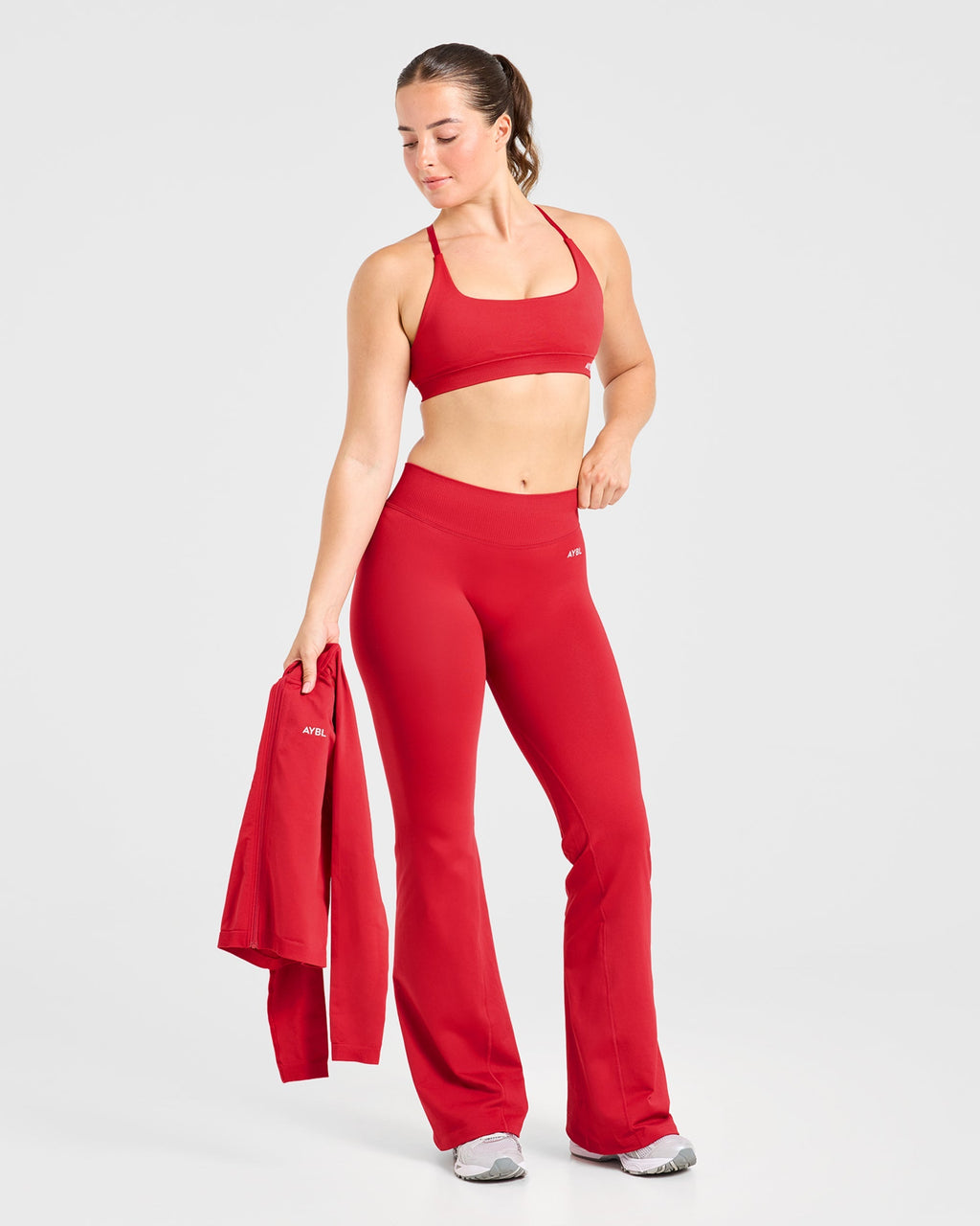 Enhance Seamless Flared Leggings - Rood