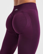 Adapt Seamless Flared Leggings - Midnight Plum
