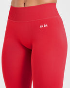 Adapt Seamless Flared Leggings - Salsa Rood