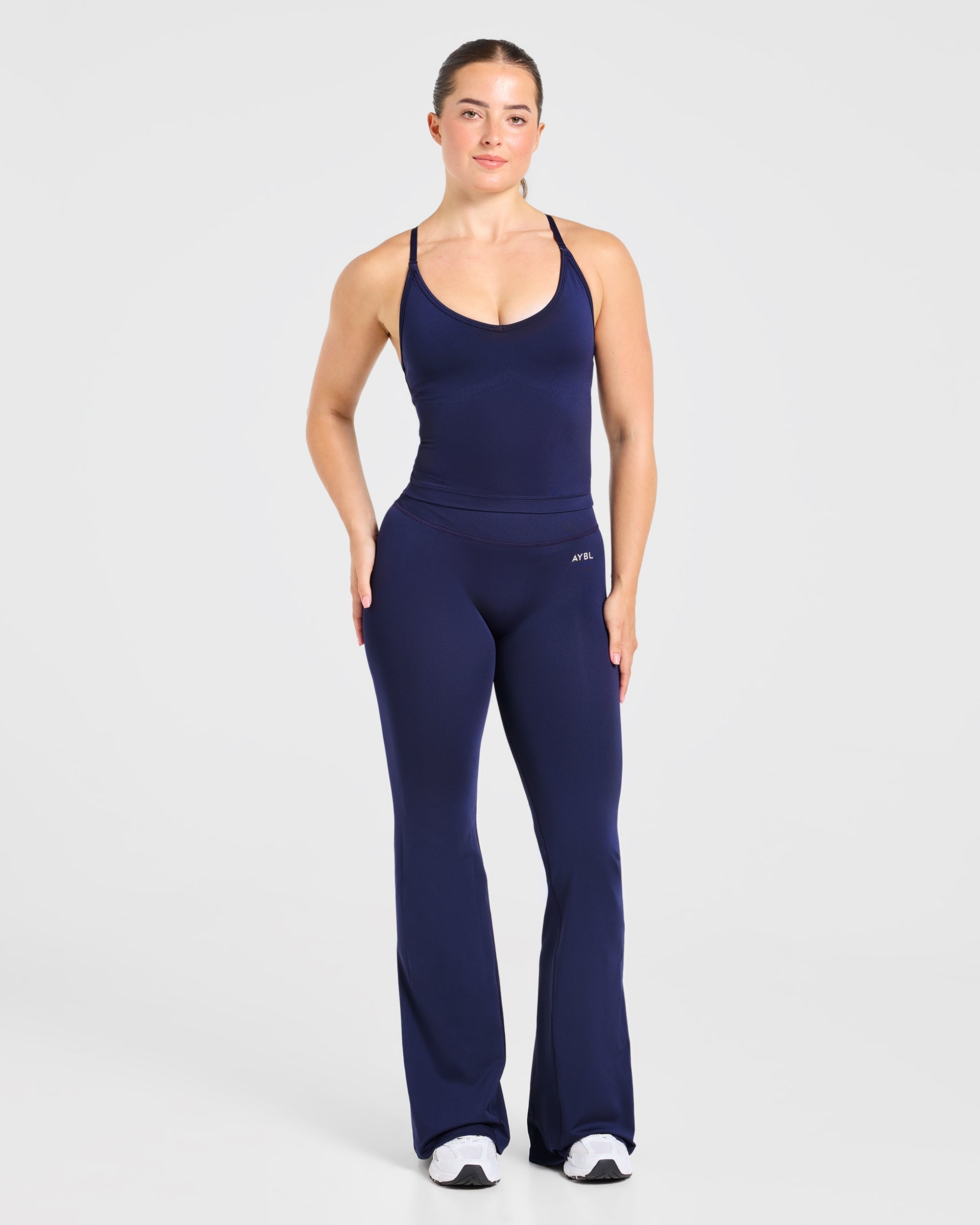 Adapt Seamless Flared Leggings - Deep Navy