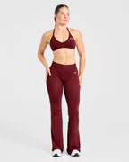 Adapt Seamless Flared Leggings - Autumn Rood