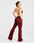 Adapt Seamless Flared Leggings - Autumn Rood