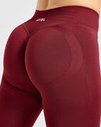 Adapt Seamless Flared Leggings - Autumn Rood