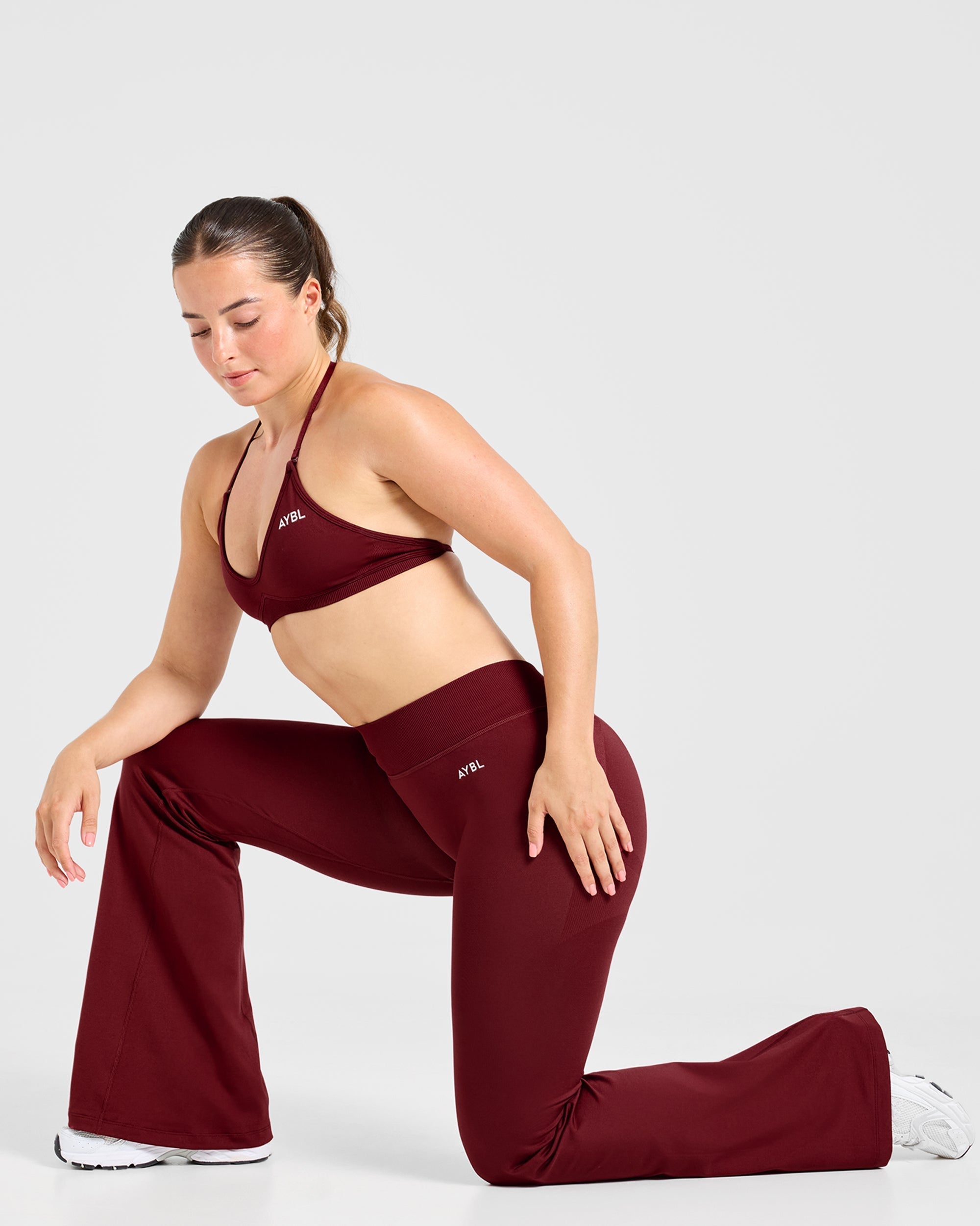 Adapt Seamless Flared Leggings - Autumn Rood