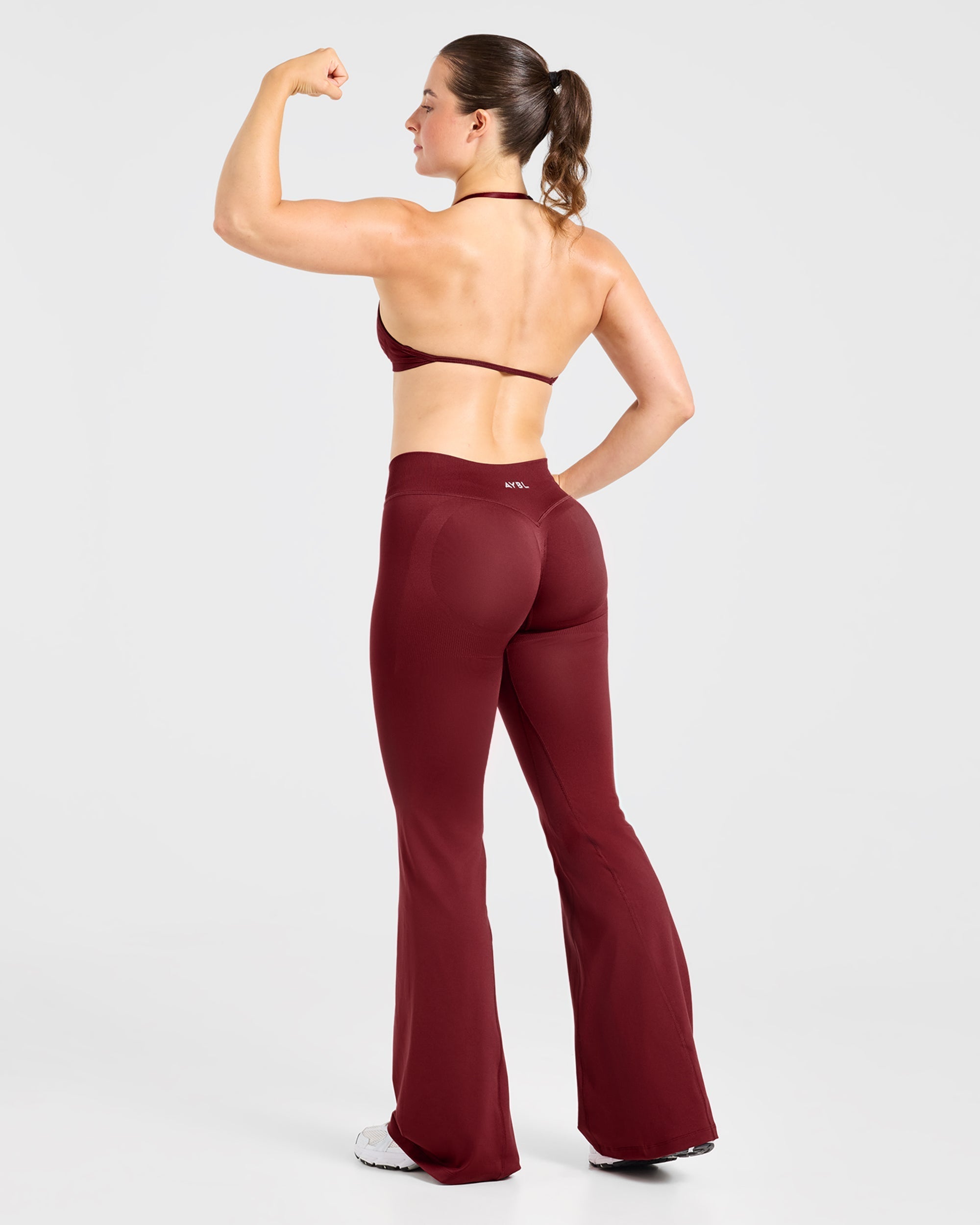Adapt Seamless Flared Leggings - Autumn Rood